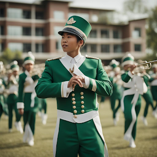 pelatih marching band dan drumband