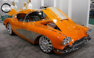 retro style custom modifications corvette