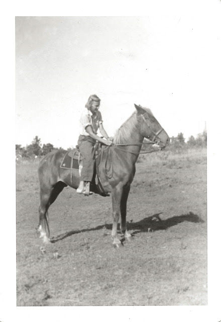 Hope Gilson and her horse Pennant