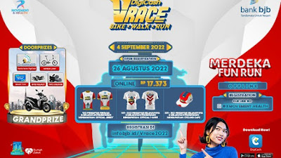 Ayo Ikutan DigiCash VRACE Bike, Walk & Run Final Series, Raih Gaya Hidup Sehat dan Hadiahnya