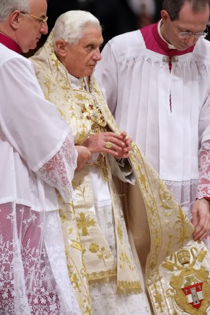 Pope Benedict XVI vestments