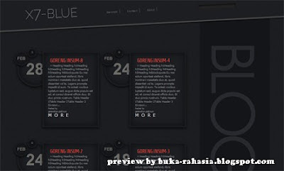 X7 Blogger Template