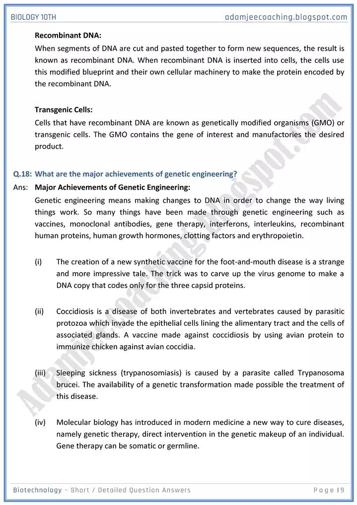 biotechnology-short-and-detailed-answer-questions-biology-10th