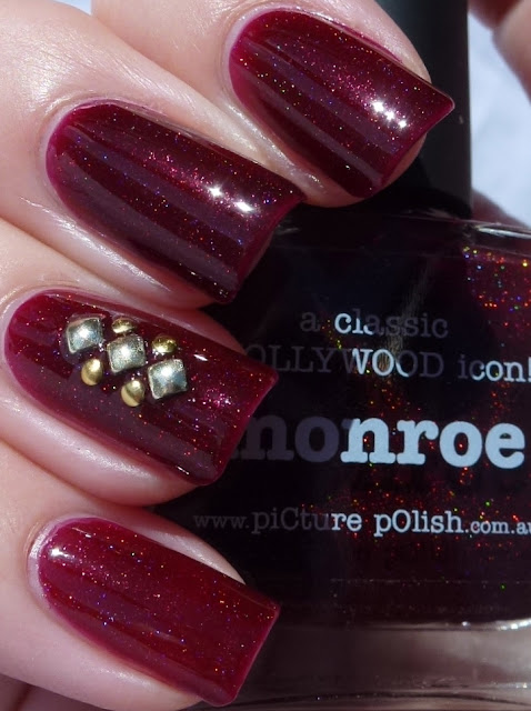 Monroe, Picture Polish, Studs, swatch