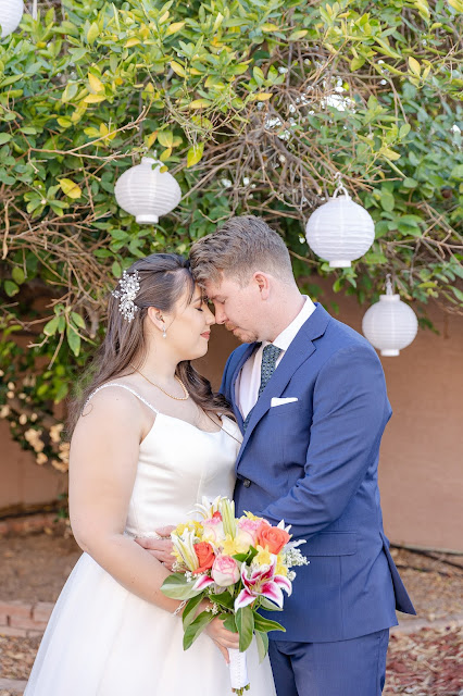 bride and groom portraits