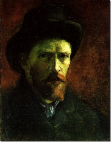 1886 Van Gogh Portrait de l'artiste par lui-même, Portrait of the artist by itself,Huile sur toile, 41x32,5 cm_1