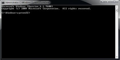 membuka program command prompt