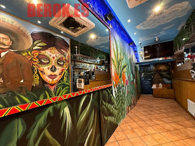 restaurante mexicano decoracion paredes arte urbano
