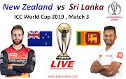 Watch New Zealand vs Sri Lanka Live Online Free Streaming CWC 2019 3rd matches  cricket HD  TV Link