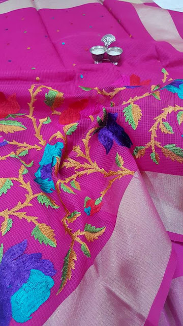 Embroidery fancy Saree