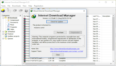 DOWNLOAD - IDM 623 Build21 Full version Terbaru