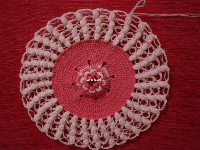 Crochet beauty flower