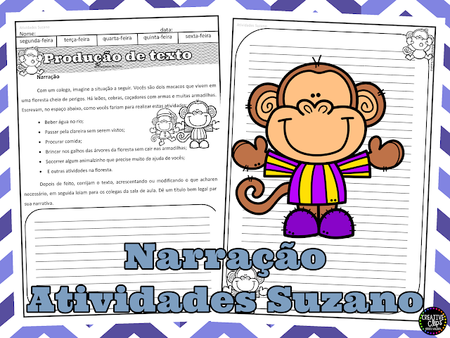 Narração trabalhando em dupla Macaquinhos EM PDF