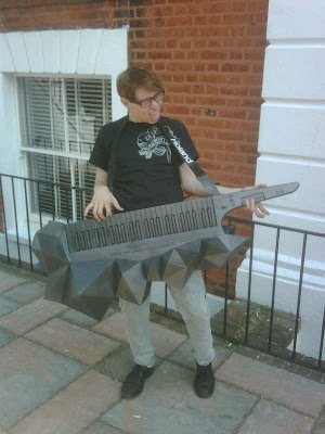 LADY GAGA'S AMAZING KEYTAR BY GARY CARD!