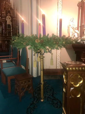 Holiday spirit with the Advent Wreath from St. Mary's Panama, Iowa