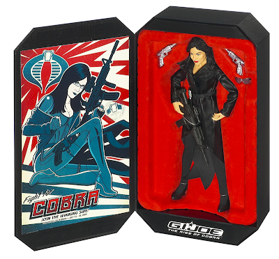 Hasbro San Diego Comic Con 2009 Exclusive - G.I. Joe: The Rise of Cobra 12 Inch Baroness Special Edition Figure In Package and Poster
