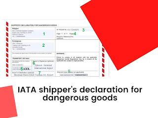 shipper's declaration for dangerous goods