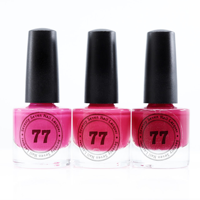 Seventy-Seven Nail Lacquer Valentine's Day Trio 2021