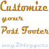 How to Customize Post Footer