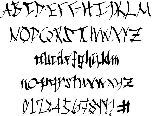 Calligraphy Alphabet : March 2013
