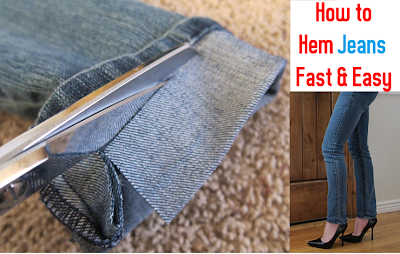 How to Hem Jeans Fast and Easy