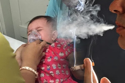 Bagaimana Anak Mau Sehat, Dari Bayi Saja Sudah Mencium Asap Rokok Orangtuanya