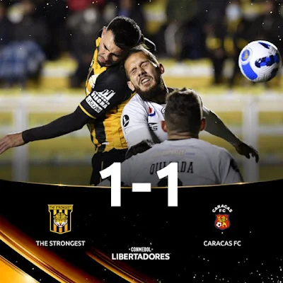 The Strongest 1 - 1 Caracas  FC