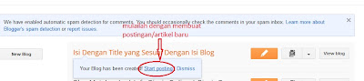 artikel adalah content blogspot