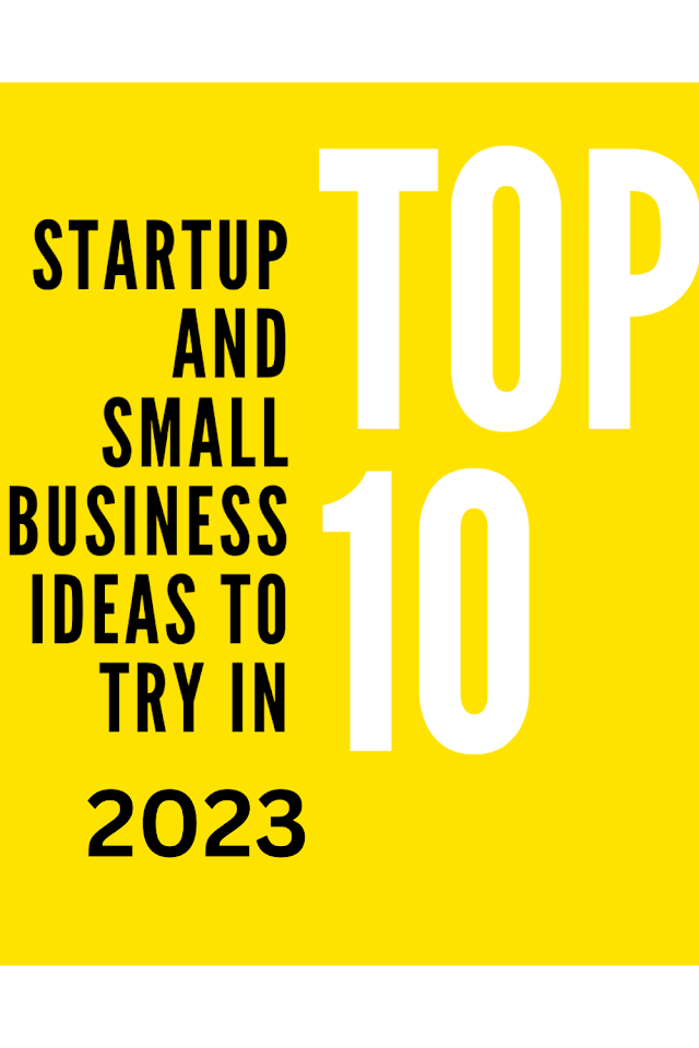 Top 10 Startup Business Ideas You can Start Now.