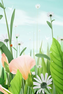 Beautiful Green Digital Art iphone 3g  wallpaper