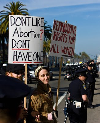 abortion protesters obama conservative blog blogger pro life pro choice freedom liberty