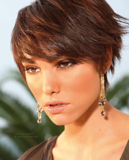short layered haircuts for round faces 2015