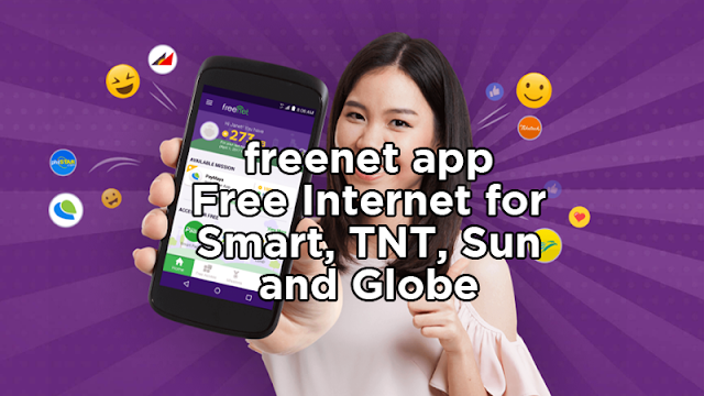 freenet app : Free Internet for Smart, TNT, Sun and Globe