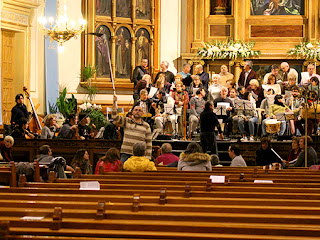 Assaig del cant de la Sibil.la d'Ontinyent