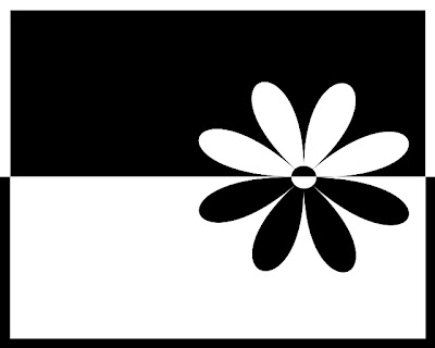 The Black White Flower