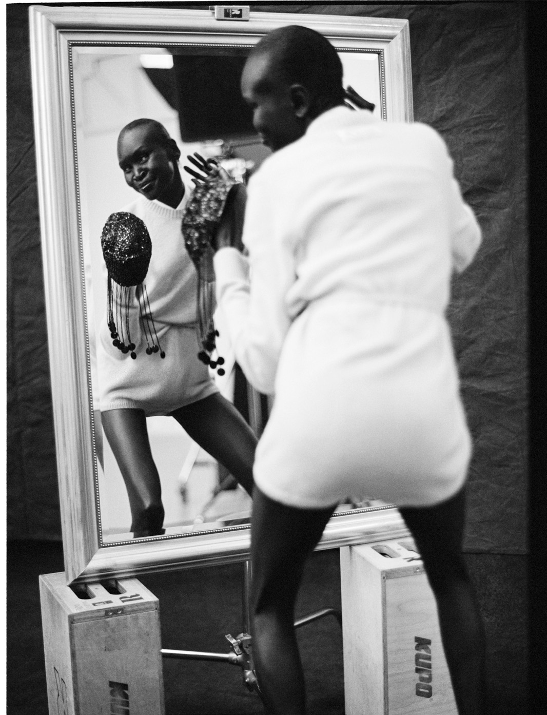 Alek Wek in Vogue Netherlands April 2023 by Sean Thomas