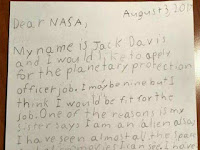 NASA Reply Application Letter from Child 9 Years, Public Surprised!