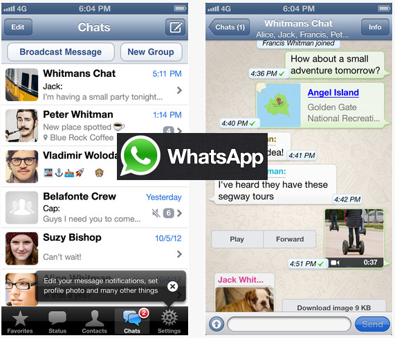 WhatsApp Released New Version For iPhone - iGadgetware 