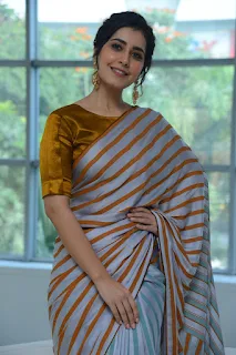 Actress Raashi Khanna New Stills at Prati Roju Pandage movie success meet