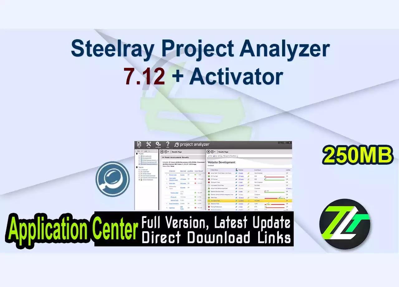 Steelray Project Analyzer 7.12 + Activator