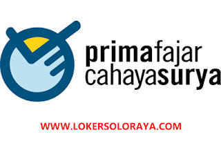 Loker Solo Sales Counter / Promotor di Prima Fajar Cahaya Surya