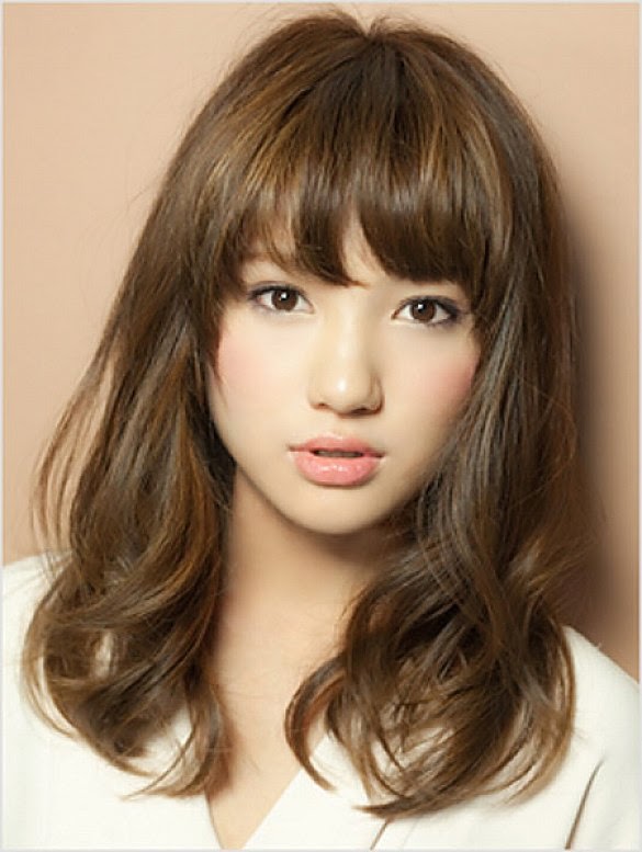 Japanese Medium Curly Hairstyles