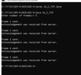 
Write a program to implement Stop and Wait Protocol using both TCP and UDP
