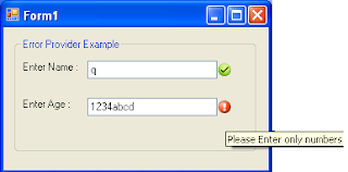 ErrorProvider in winforms and windows forms applications
