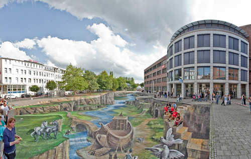 3D street art