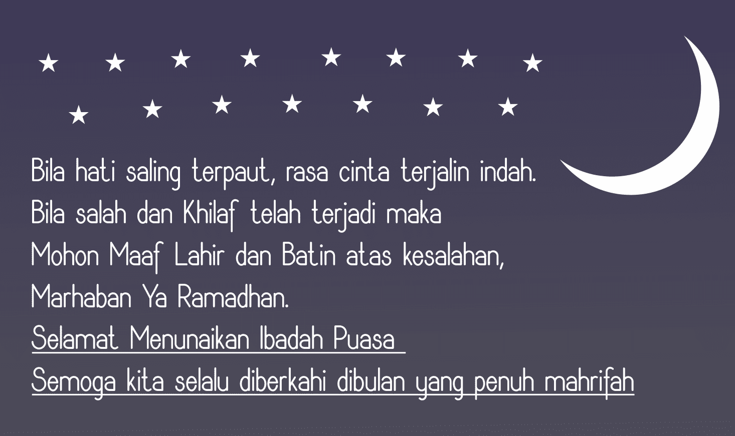 Kalimat Mutiara Ucapan Maaf Menjelang Puasa Ramadhan 