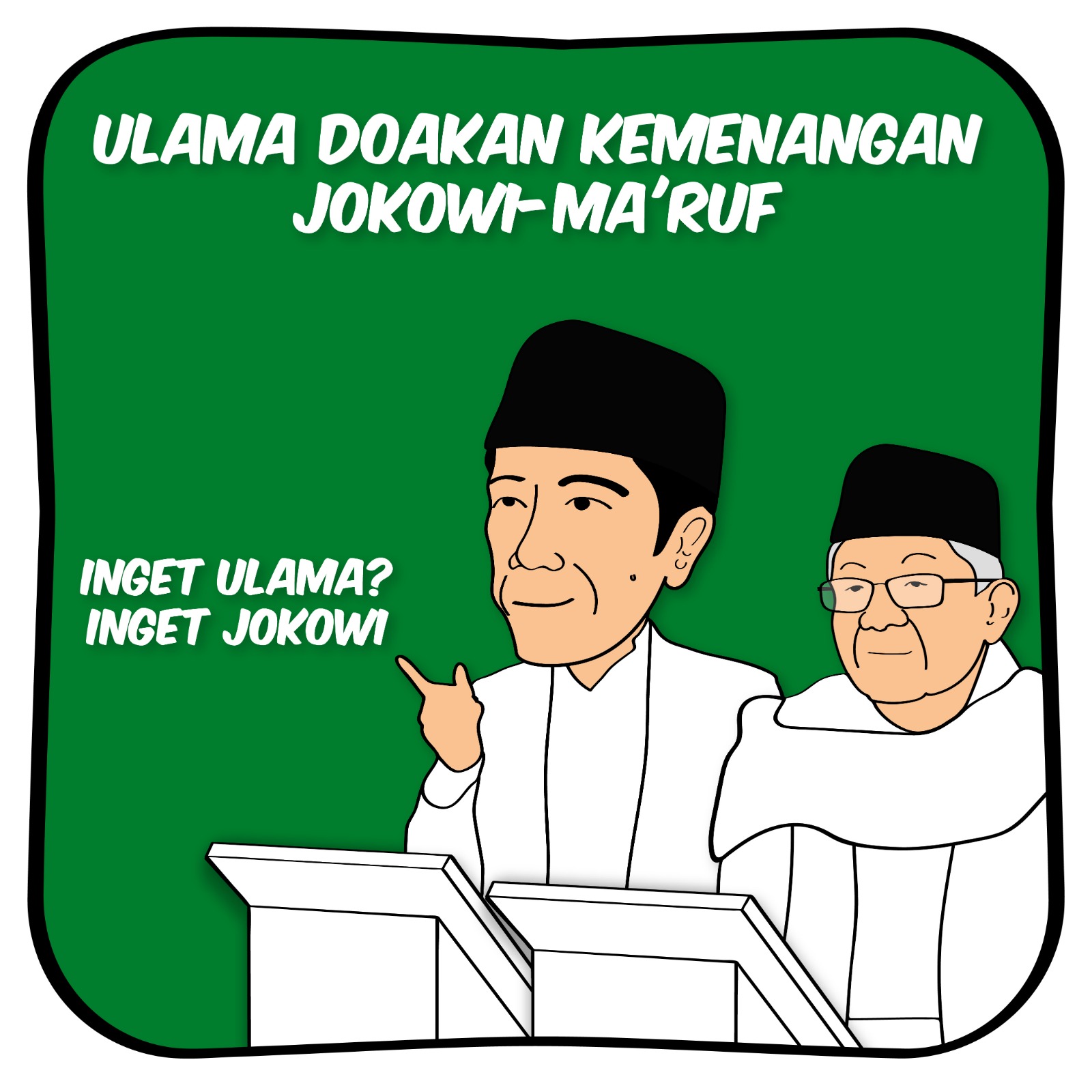 Rais Aam PBNU KH Miftahul Ahyar memanjatkan doa khusus bagi Jokowi dan Kiai Maruf Amin saat memberi doa penutup dalam acara Harlah ke 93 NU dan