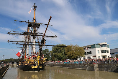 L'Hermione revient à Rochefort.