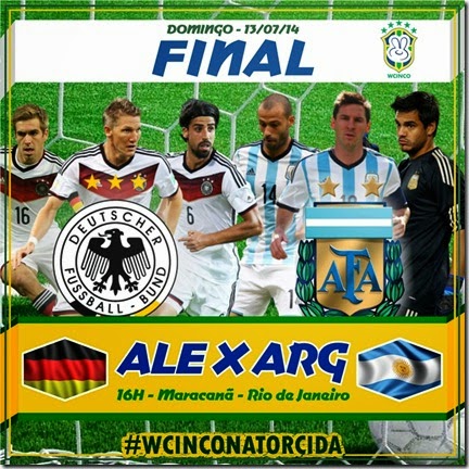 WCINCO - FINAIS - DOMINGO - ALEMANHA - ARGENTINA