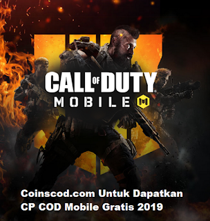 Coinscod.com Untuk dapatkan CP COD Mobile Gratis 2019